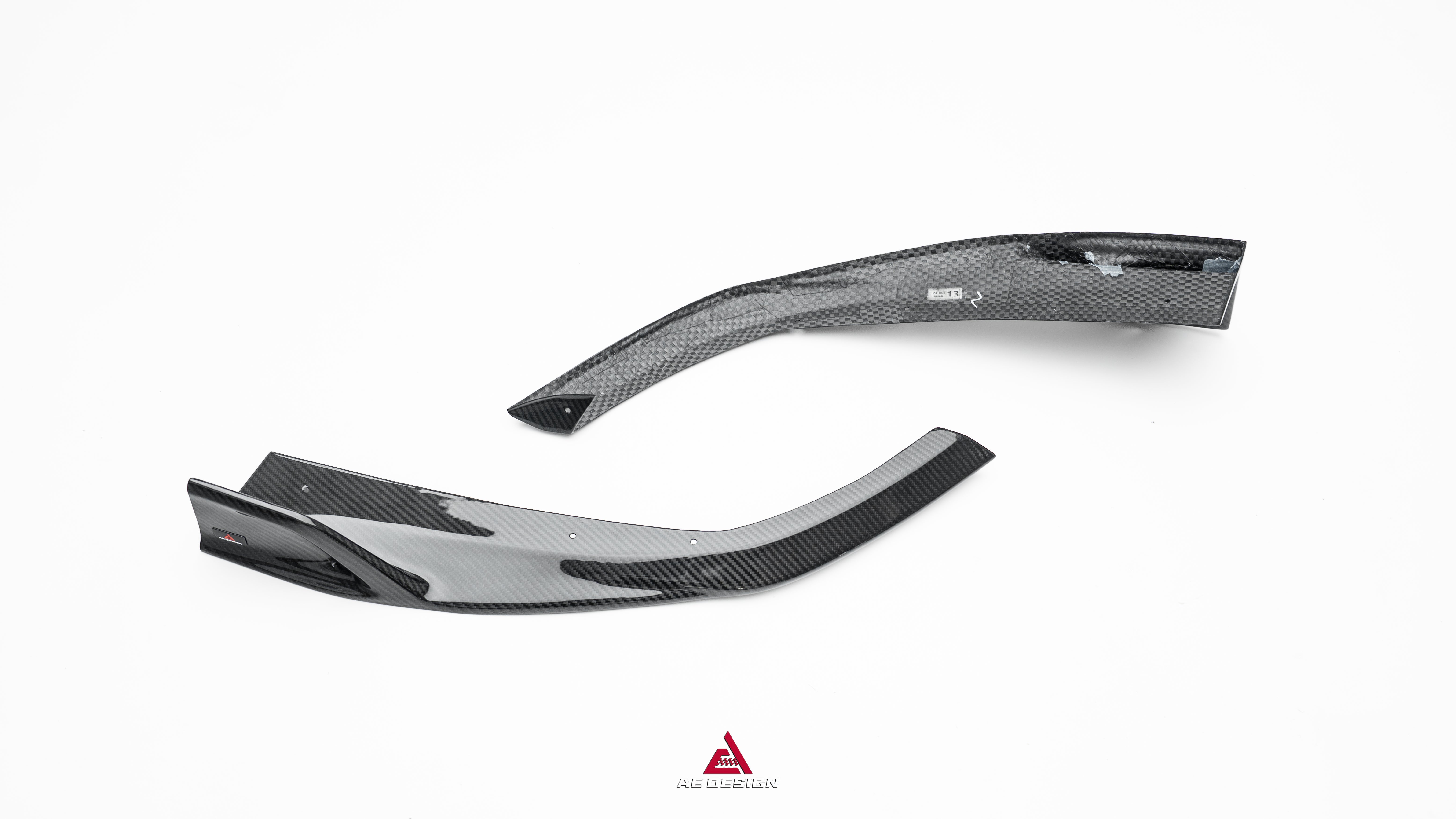 Audi RS4 B9 B9.5 2018-ON with Aftermarket Parts - ART V2 Rear Canards Dry Pre-preg Carbon Fiber from ArmorExtend