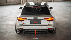 Audi RS4 B9 B9.5 2018-ON with Aftermarket Parts - ART V2 Rear Diffuser Dry Pre-preg Carbon Fiber from ArmorExtend
