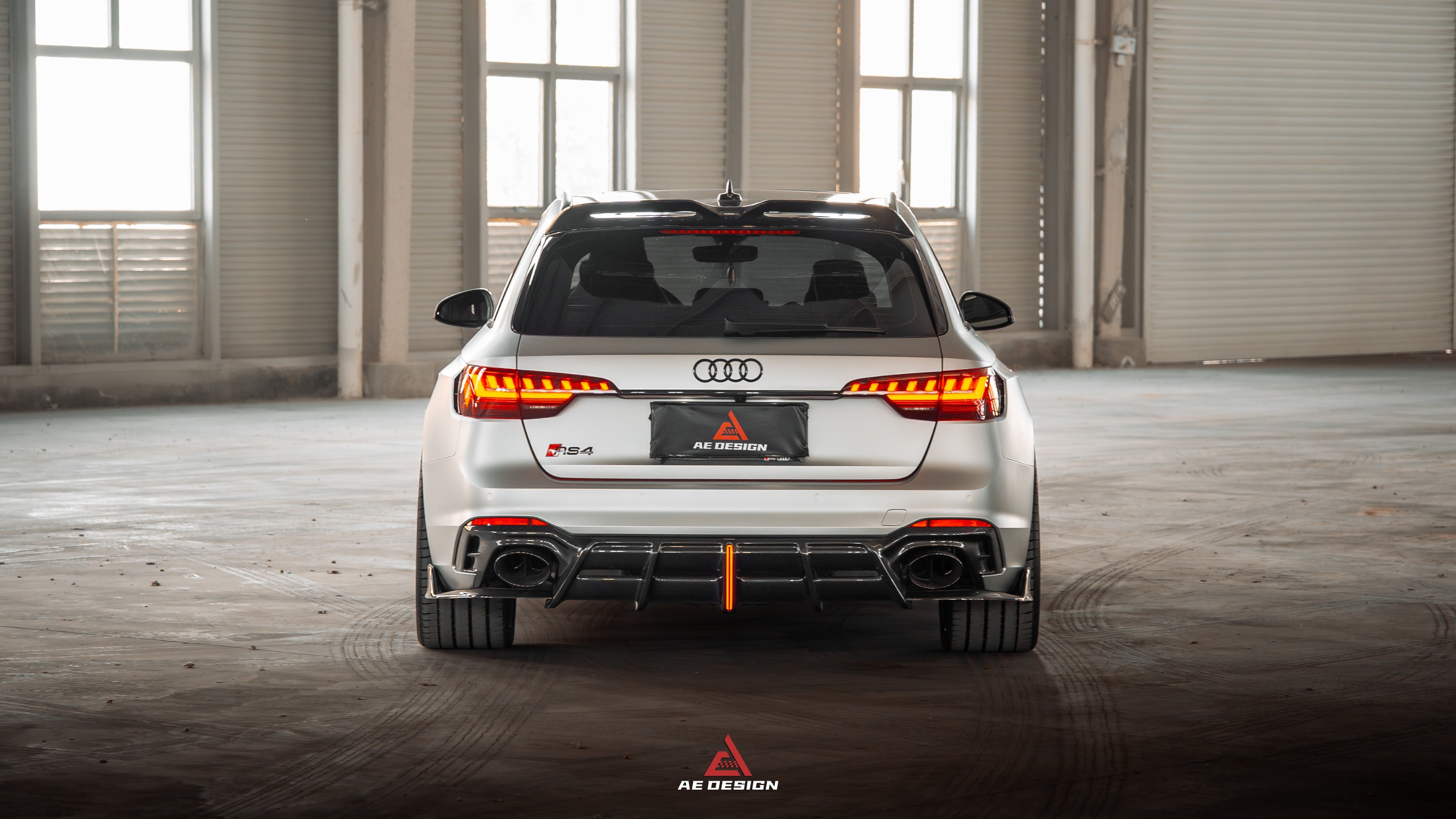 Audi RS4 B9 B9.5 2018-ON with Aftermarket Parts - ART V2 Rear Diffuser Dry Pre-preg Carbon Fiber from ArmorExtend