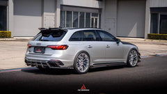 Audi RS4 B9 B9.5 2018-ON with Aftermarket Parts - ART Side Skirts Dry Pre-preg Carbon Fiber from ArmorExtend