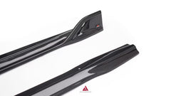 Audi RS4 B9 B9.5 2018-ON with Aftermarket Parts - ART Side Skirts Dry Pre-preg Carbon Fiber from ArmorExtend
