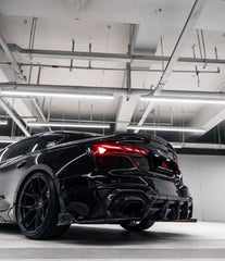 Audi RS5 B9.5 2020 2021 2022 2023 2024 2025 with Aftermarket Parts - AE V2 Style Rear Diffuser & Canards Dry Pre-preg Carbon Fiber from ArmorExtend