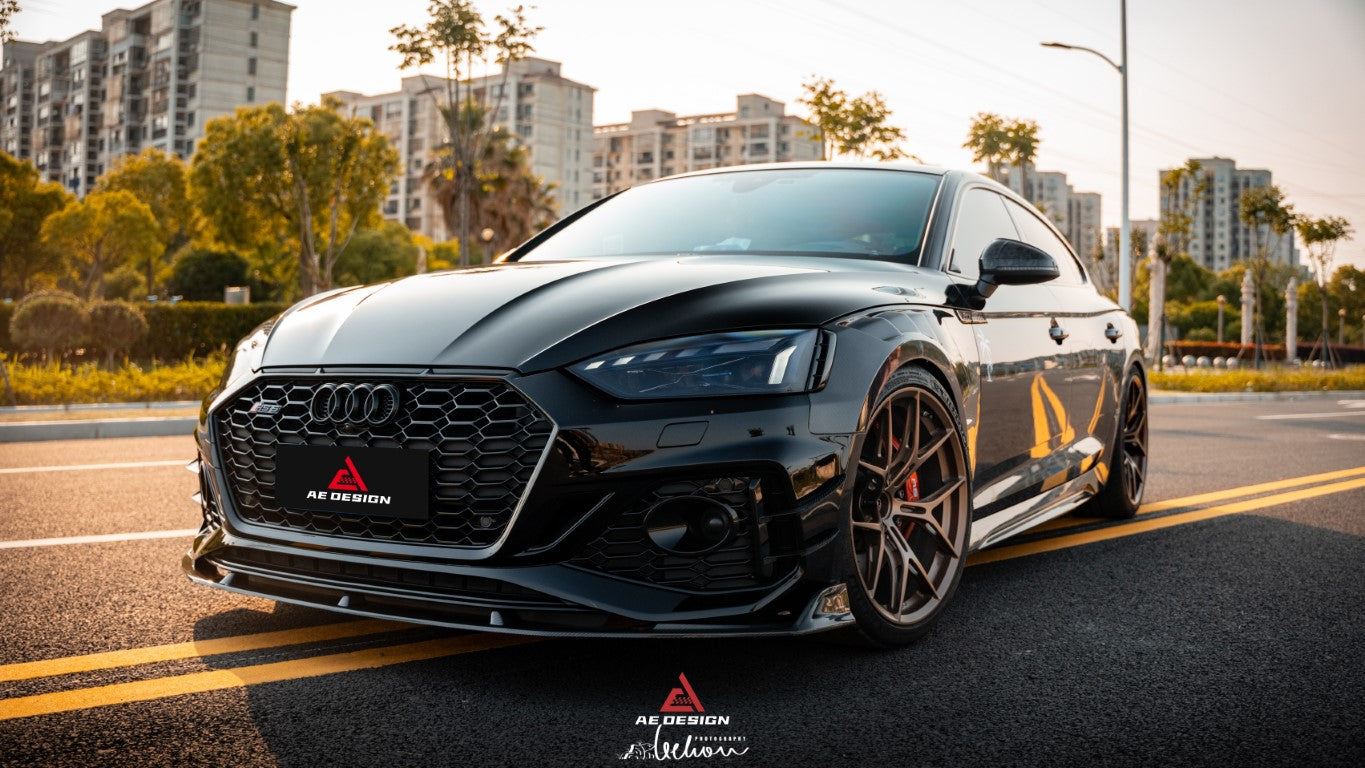 Audi RS5 B9 / B9.5 2017-ON with Aftermarket Parts - AE Style Carbon Fiber Front Fenders from ArmorExtend