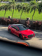 Audi RS6 C8 2020-ON & RS7 C8 2020-ON With Aftermarket Parts - Side Skirts Pre-preg Carbon Fiber from Karbel Carbon