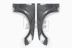 Audi S4 / A4 B9.5 2020 2021 2022 2023 2024 with Aftermarket Parts - AE Style Front Fenders Carbon Fiber from ArmorExtend