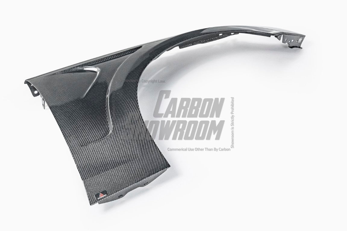 Audi S4 / A4 B9.5 2020 2021 2022 2023 2024 with Aftermarket Parts - AE Style Front Fenders Carbon Fiber from ArmorExtend