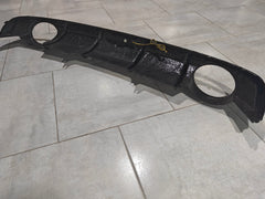 Audi S4 A4 (with S-line bumper, does not fit base model) B9 2017 2018 2019 with Aftermarket Parts - V3 RS4 Style Rear Diffuser Pre-preg Carbon Fiber from Karbel Carbon