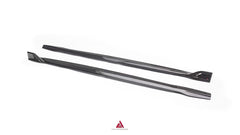 Audi RS5 B9.5 2020 2021 2022 2023 2024 2025 with Aftermarket Parts - ART V2 Style Side Skirts Dry Pre-preg Carbon Fiber from ArmorExtend