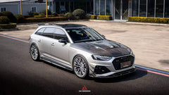 Audi RS5 S5 A5 B9 B9.5 2017 2018 2019 2020 2021 2022 2023 2024 2025 with Aftermarket Parts - ART Vented Transparent Glass V2 Style Hood Bonnet Dry Pre-preg Carbon Fiber from ArmorExtend