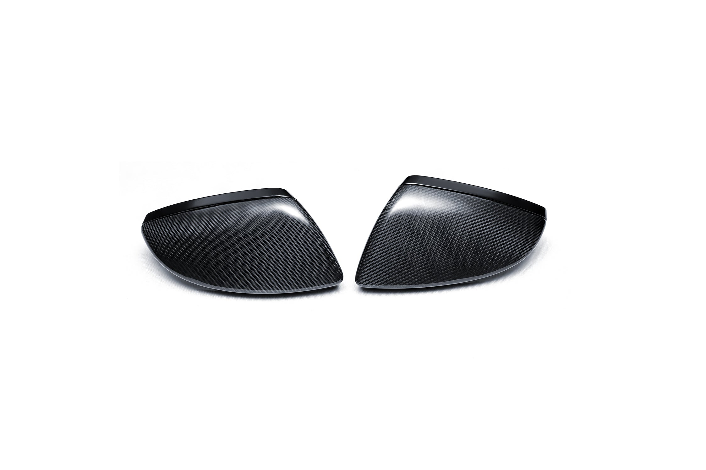 Audi RS7 RS6 S7 S6 A7 A6 C8 2020-ON (Left Hand Drive Only) with Aftermarket Parts - With Blind Assist & Without Blind Assist Mirror Caps Dry Pre-preg Carbon Fiber from Ventus Veloce