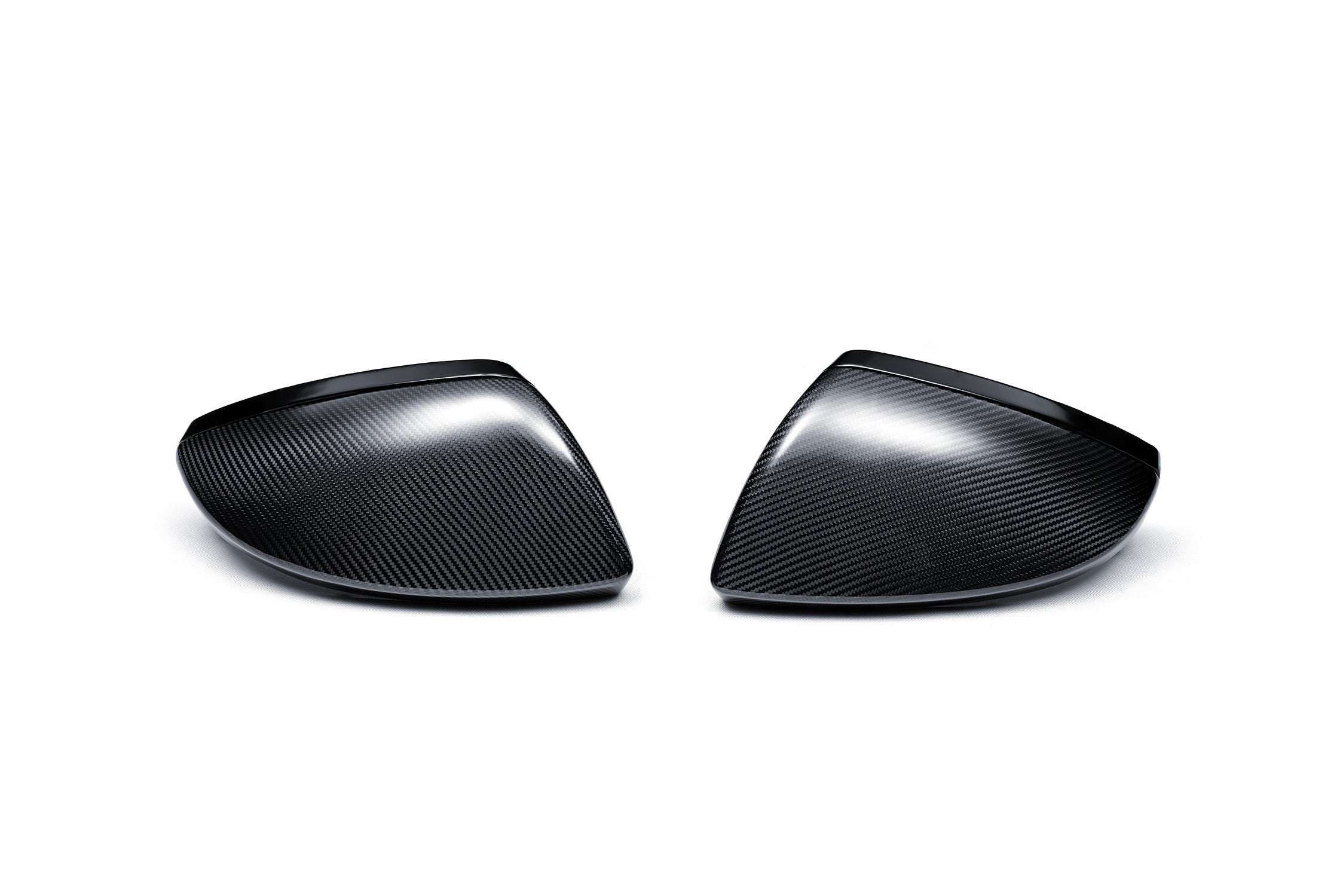 Audi RS7 RS6 S7 S6 A7 A6 C8 2020-ON (Left Hand Drive Only) with Aftermarket Parts - With Blind Assist & Without Blind Assist Mirror Caps Dry Pre-preg Carbon Fiber from Ventus Veloce