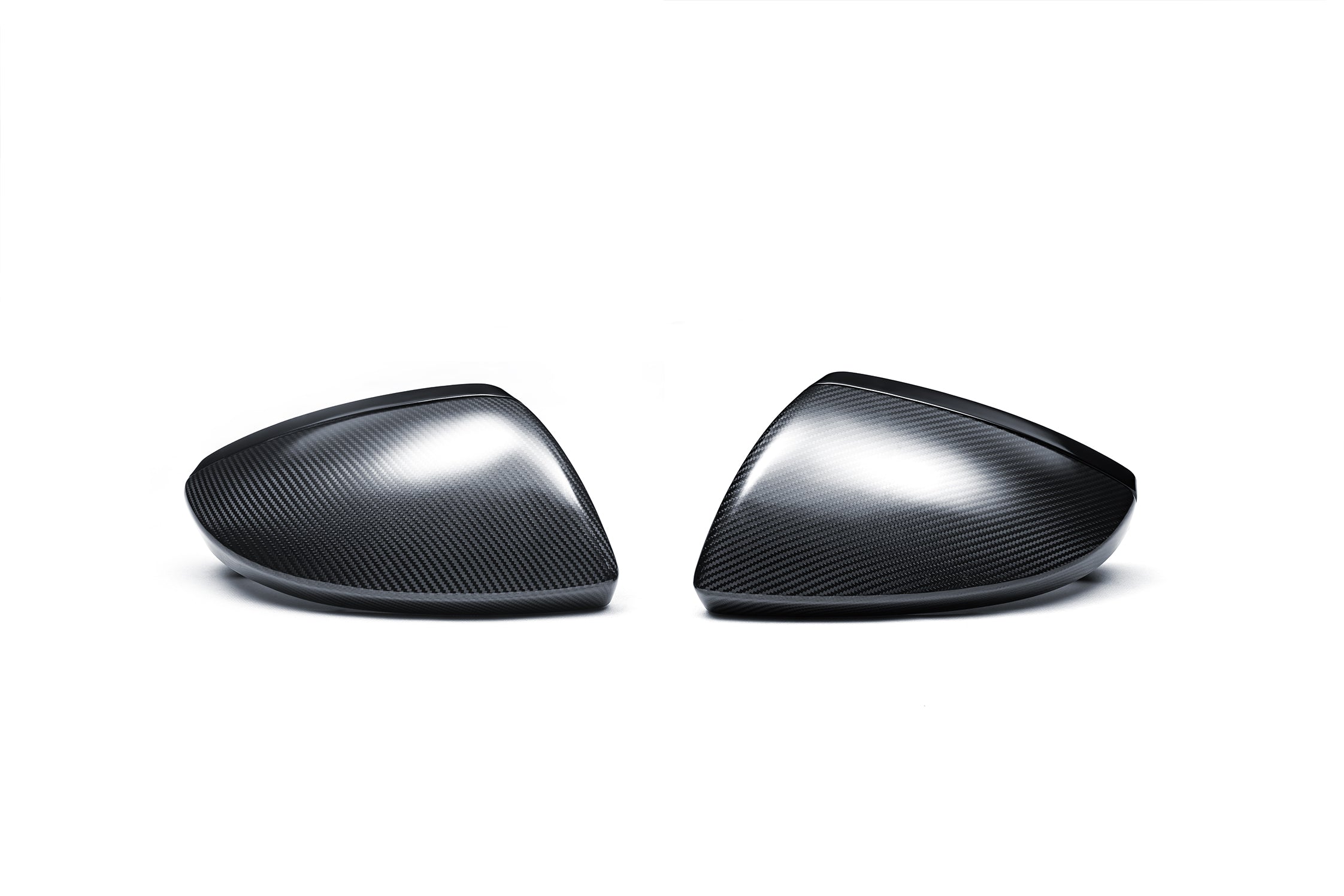 Audi RS7 RS6 S7 S6 A7 A6 C8 2020-ON (Left Hand Drive Only) with Aftermarket Parts - With Blind Assist & Without Blind Assist Mirror Caps Dry Pre-preg Carbon Fiber from Ventus Veloce
