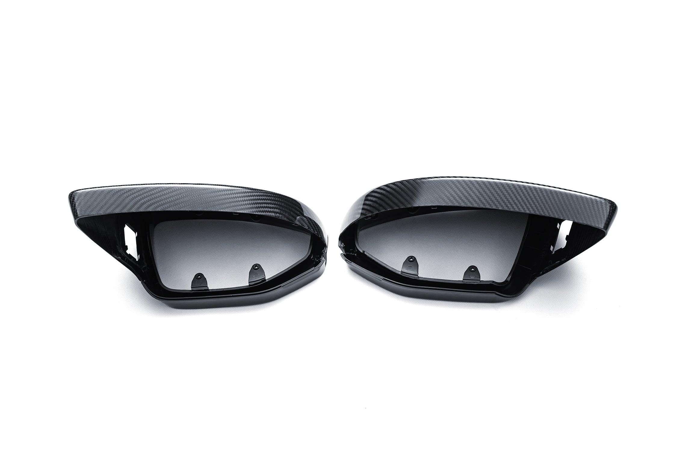 Audi RS7 RS6 S7 S6 A7 A6 C8 2020-ON (Left Hand Drive Only) with Aftermarket Parts - With Blind Assist & Without Blind Assist Mirror Caps Dry Pre-preg Carbon Fiber from Ventus Veloce