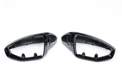 Audi RS7 RS6 S7 S6 A7 A6 C8 2020-ON (Left Hand Drive Only) with Aftermarket Parts - With Blind Assist & Without Blind Assist Mirror Caps Dry Pre-preg Carbon Fiber from Ventus Veloce