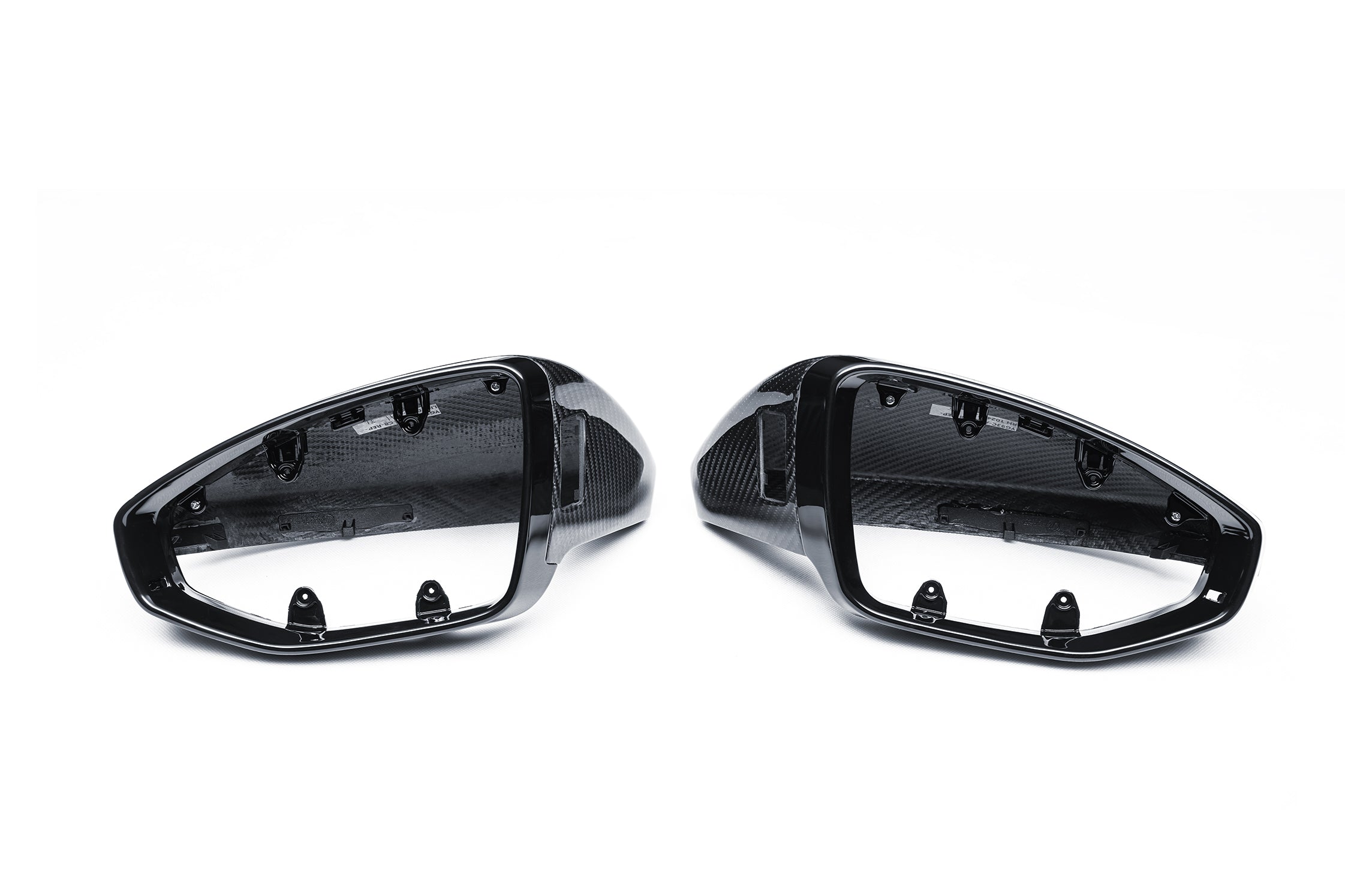 Audi RS7 RS6 S7 S6 A7 A6 C8 2020-ON (Left Hand Drive Only) with Aftermarket Parts - With Blind Assist & Without Blind Assist Mirror Caps Dry Pre-preg Carbon Fiber from Ventus Veloce