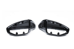 Audi RS7 RS6 S7 S6 A7 A6 C8 2020-ON (Left Hand Drive Only) with Aftermarket Parts - With Blind Assist & Without Blind Assist Mirror Caps Dry Pre-preg Carbon Fiber from Ventus Veloce