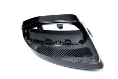 Audi RS7 RS6 S7 S6 A7 A6 C8 2020-ON (Left Hand Drive Only) with Aftermarket Parts - With Blind Assist & Without Blind Assist Mirror Caps Dry Pre-preg Carbon Fiber from Ventus Veloce