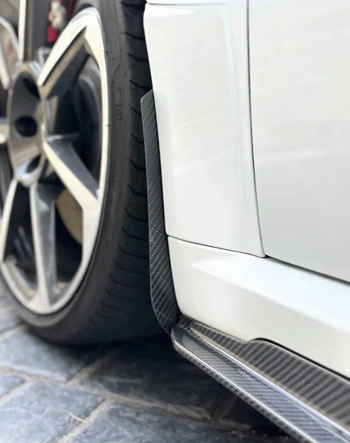 TTRS TTS MK3 8S 2016 2017 2018 2019 2020 2021 2022 2023 with Aftermarket Parts - Front Arch Guards Dry Pre-preg Carbon Fiber / ABS from Automotive Passion