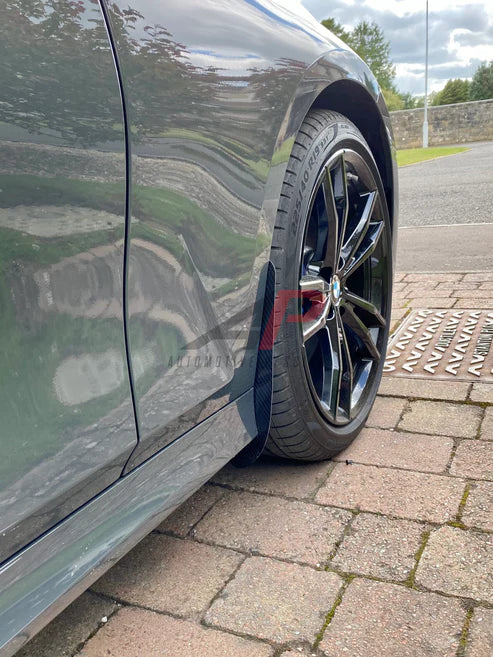 BMW 3 Series 330i M340i (Fits Both Pre-LCI & LCI) G20 G21 2019-ON with Aftermarket Parts - Front & Rear Arch Guards Dry Pre-preg Carbon Fiber / ABS from Automotive Passion