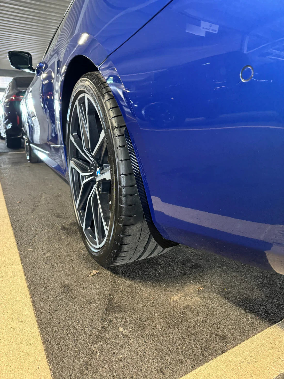 BMW 4 Series M440 430 G22 G23 2020-ON with Aftermarket Parts - Front & Rear Arch Guards Dry Pre-preg Carbon Fiber / ABS from Automotive Passion