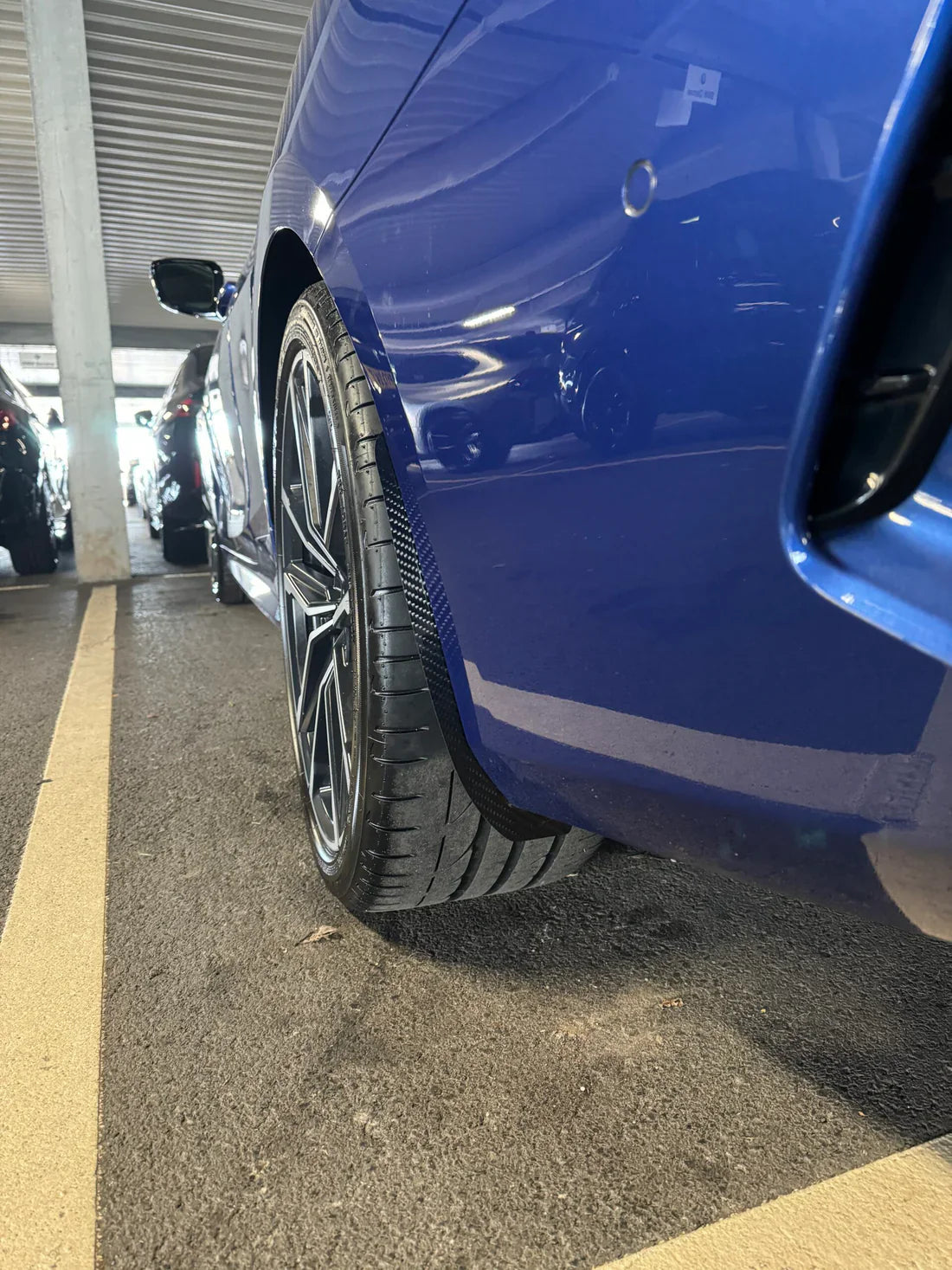 BMW 4 Series M440 430 G22 G23 2020-ON with Aftermarket Parts - Front & Rear Arch Guards Dry Pre-preg Carbon Fiber / ABS from Automotive Passion
