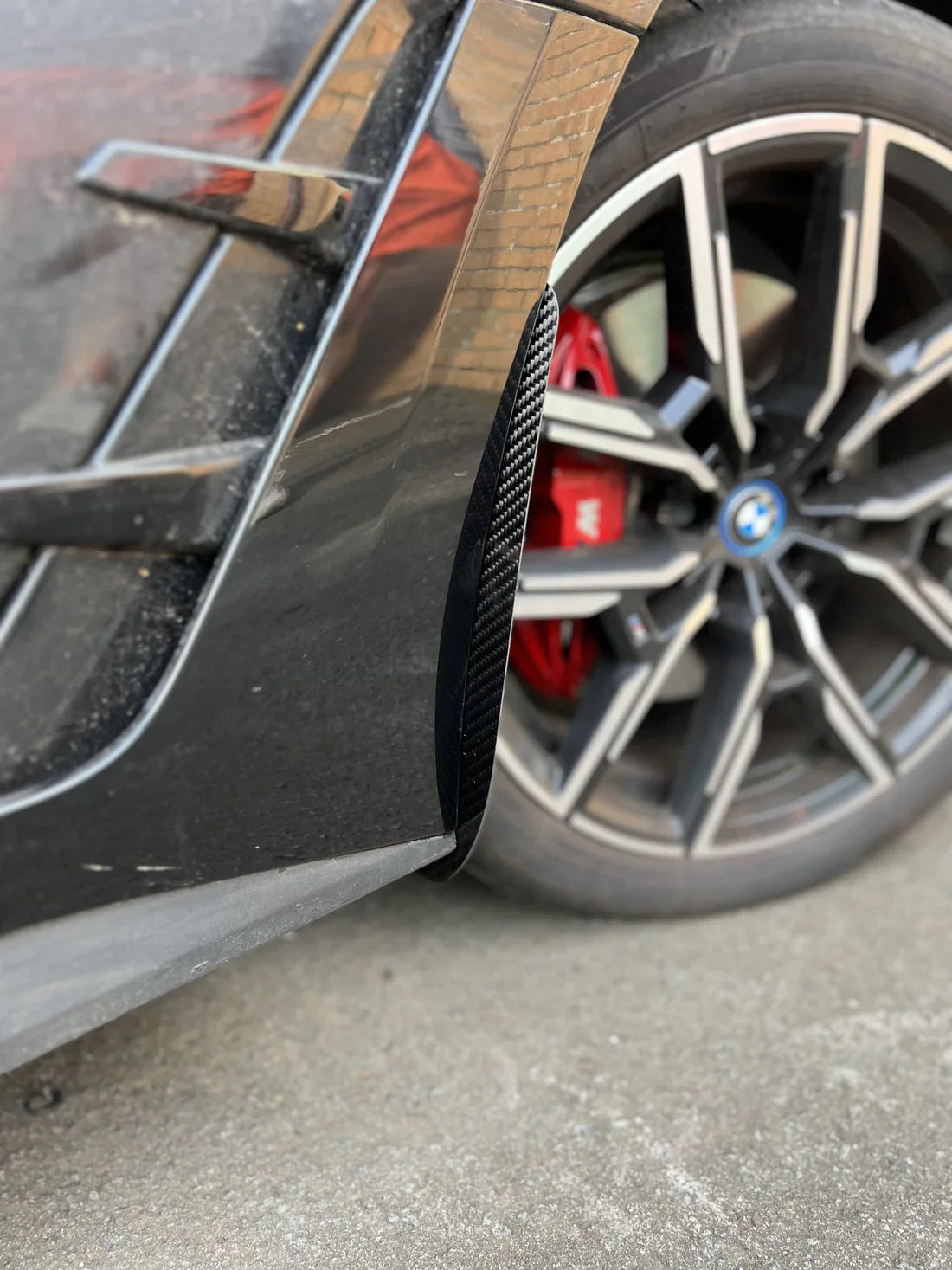 BMW I4 M50 / e Drive 40 G26 2021-ON & 4 Series Gran Coupe M440 430 G26 2020-ON with Aftermarket Parts - Front & Rear Arch Guards Dry Pre-preg Carbon Fiber / ABS from Automotive Passion