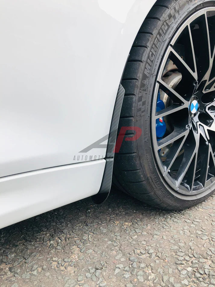 BMW M2 M2C F87 2016 2017 2018 2019 2020 2021 with Aftermarket Parts - Front & Rear Arch Guards Dry Pre-preg Carbon Fiber / ABS from Automotive Passion
