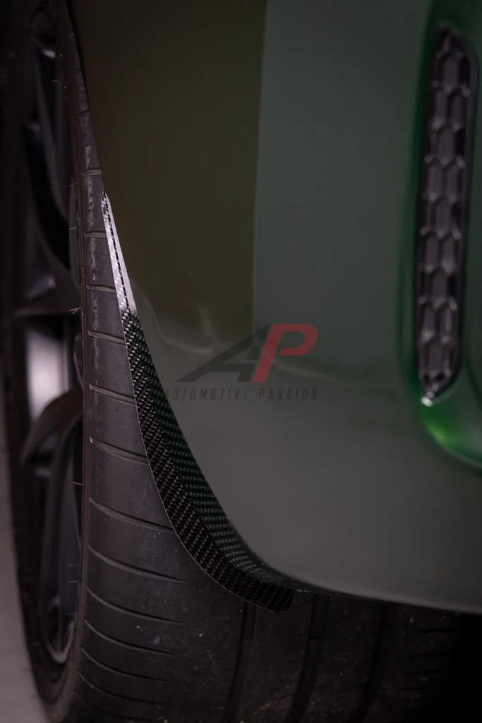 BMW M2 M2C F87 2016 2017 2018 2019 2020 2021 with Aftermarket Parts - Front & Rear Arch Guards Dry Pre-preg Carbon Fiber / ABS from Automotive Passion