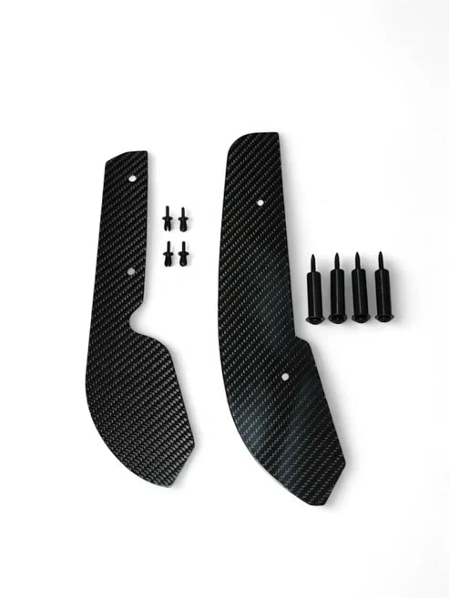 BMW M3 M3C M3CS F80 2014 2015 2016 2017 2018 with Aftermarket Parts - Front & Rear Arch Guards Dry Pre-preg Carbon Fiber / ABS from Automotive Passion