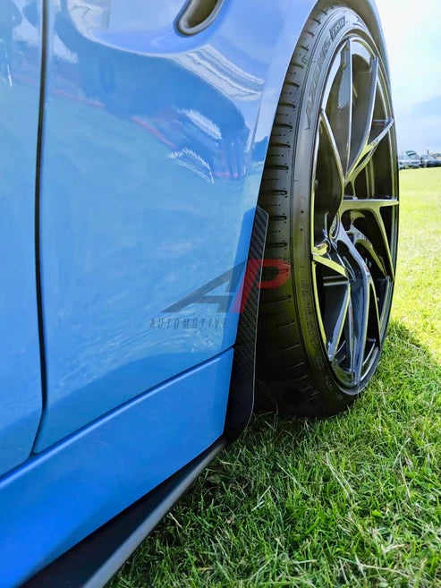 BMW M3 M3C M3CS F80 2014 2015 2016 2017 2018 with Aftermarket Parts - Front & Rear Arch Guards Dry Pre-preg Carbon Fiber / ABS from Automotive Passion