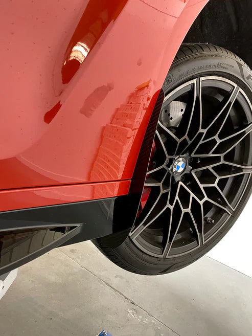 BMW M4 G82 G83 2021-ON with Aftermarket Parts - Front & Rear Arch Guards Dry Pre-preg Carbon Fiber / ABS from Automotive Passion