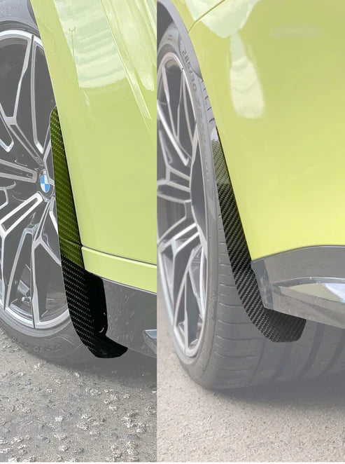 BMW M4 G82 G83 2021-ON with Aftermarket Parts - Front & Rear Arch Guards Dry Pre-preg Carbon Fiber / ABS from Automotive Passion