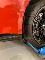 BMW M4 G82 G83 2021-ON with Aftermarket Parts - Front & Rear Arch Guards Dry Pre-preg Carbon Fiber / ABS from Automotive Passion
