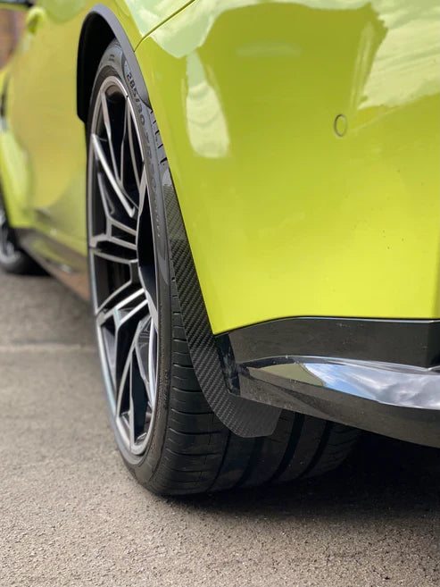 BMW M4 G82 G83 2021-ON with Aftermarket Parts - Front & Rear Arch Guards Dry Pre-preg Carbon Fiber / ABS from Automotive Passion