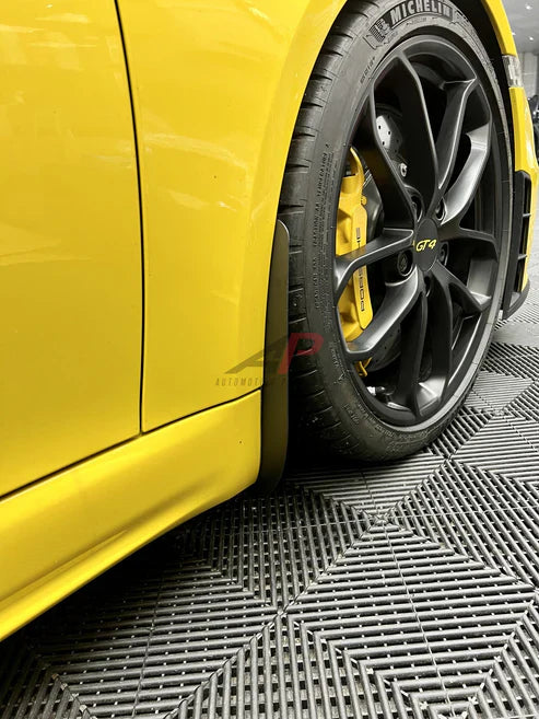 Porsche 718 982 Cayman Base/S/T/GTS/GT4 & Boxster Base/S/T/GTS 2017-ON with Aftermarket Parts - Front & Rear Arch Guards Dry Pre-preg Carbon Fiber / ABS from Automotive Passion