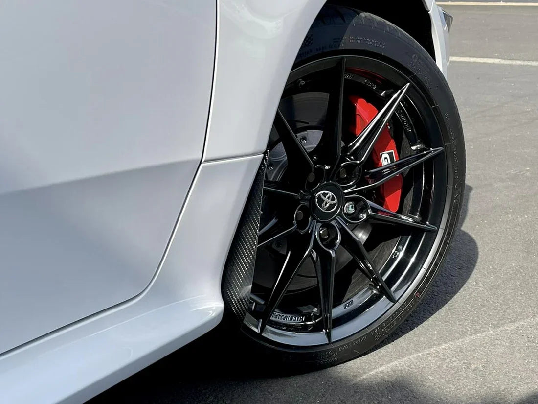 Toyota GR Yaris GXPA16 2020-ON with Aftermarket Parts - Front & Rear Arch Guards Dry Pre-preg Carbon Fiber / ABS from Automotive Passion