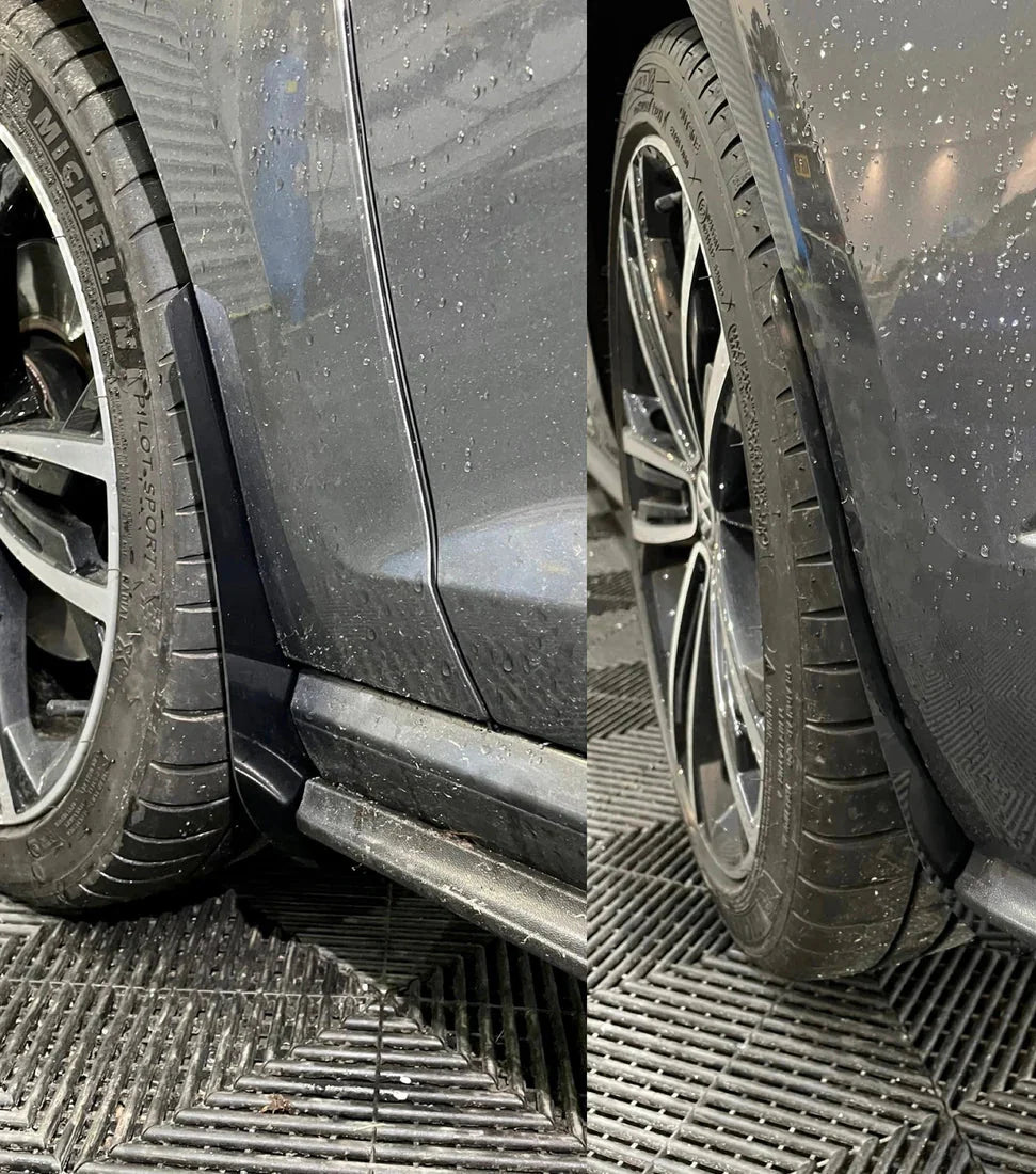 Volkswagen Golf GTI / R MK7.5 2018 2019 2020 2021 with Aftermarket Parts - Front & Rear Arch Guards Dry Pre-preg Carbon Fiber / ABS from Automotive Passion