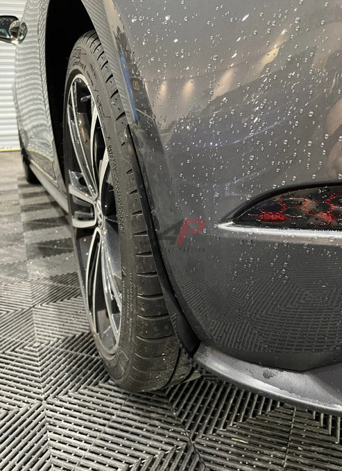 Volkswagen Golf GTI / R MK7 2015 2016 2017 with Aftermarket Parts - Front & Rear Arch Guards Dry Pre-preg Carbon Fiber / ABS from Automotive Passion