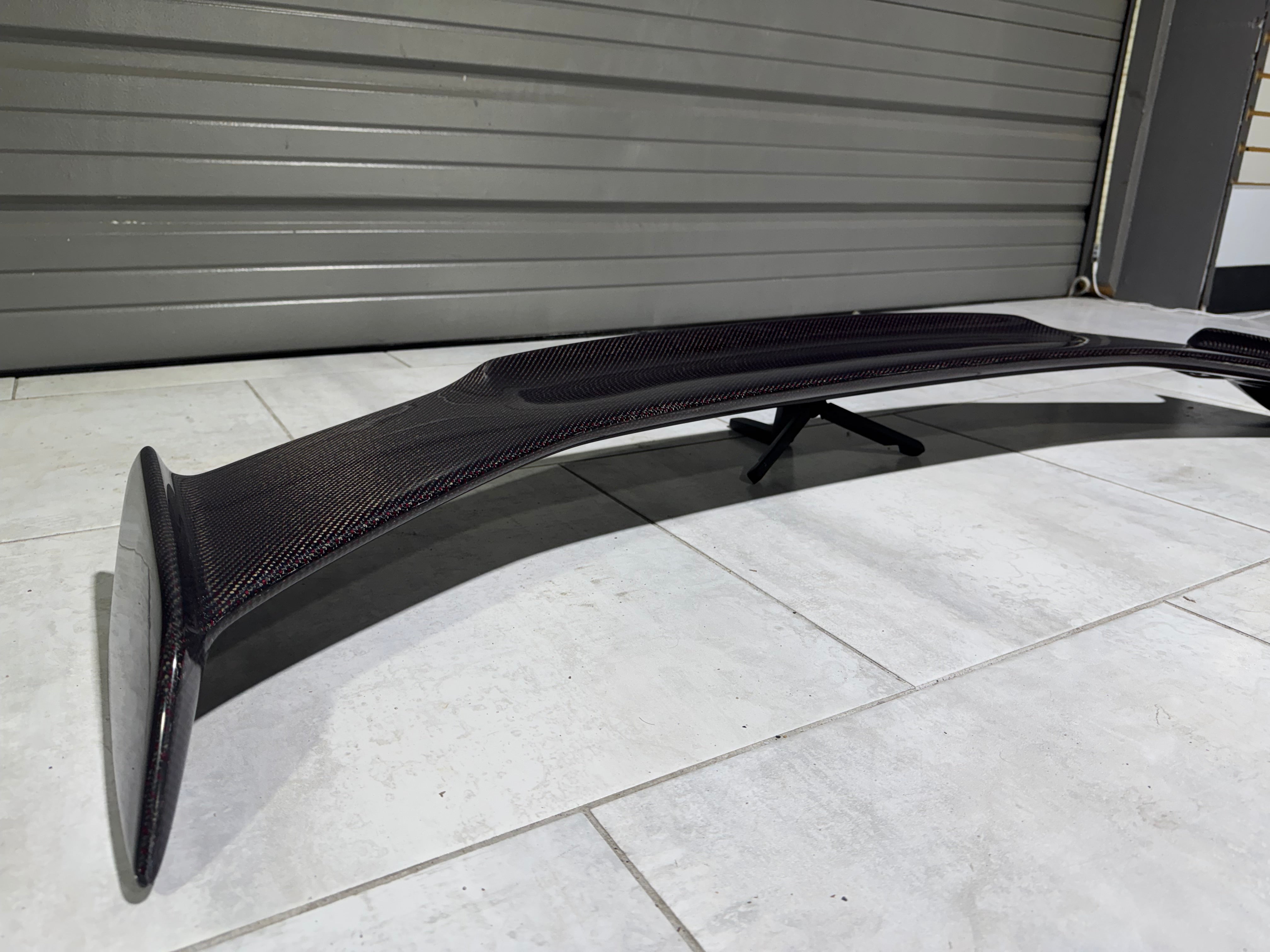 Honda Civic Type-R FL5 2023 2024 with Aftermarket Parts - Modulo Style Rear Spoiler Carbon Fiber from EPR USA