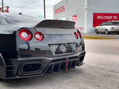 CMST Tuning Extreme Ducktail Whale Tail Trunk Lid for Nissan GTR  Carbon Fiber/FRP