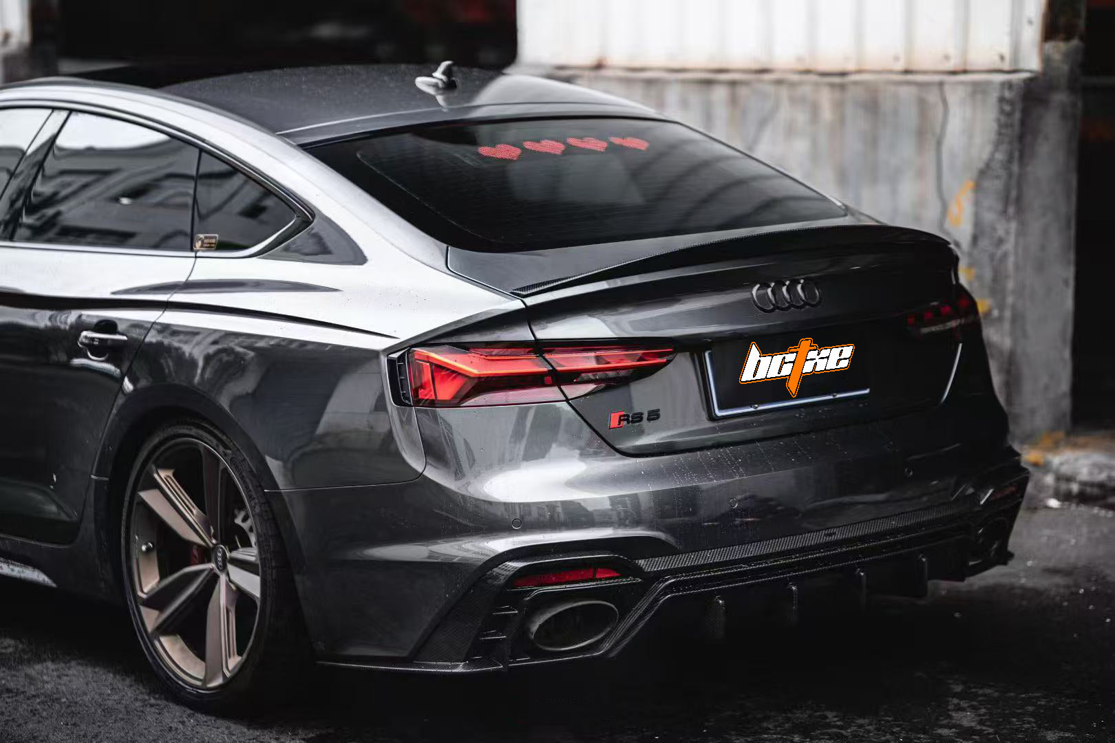 Audi RS5 B9.5 2020-ON with Aftermarket Parts - Rear Diffuser Pre-preg Carbon Fiber from BCTXE Tuning