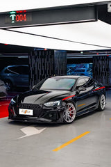 Audi RS5 B9.5 2020-ON with Aftermarket Parts - Front Lip Pre-preg Carbon Fiber from BCTXE Tuning