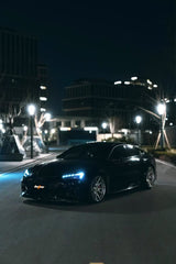 Audi RS5 B9.5 2020-ON with Aftermarket Parts - Front Lip Pre-preg Carbon Fiber from BCTXE Tuning