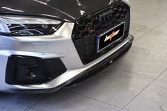 Audi S5 A5 (with s-line bumper, does not base model) B9.5 2020 2021 2022 2023 2024 with Aftermarket Parts - Front Lip Pre-preg Carbon Fiber from BCTXE Tuning