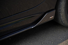BMW 3 Series G20 330i M340i LCI 2023 2024 with Aftermarket Parts - V2 Style Side Skirts Carbon Fiber from BCTXE Tuning