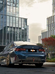 BMW M3 G80 2021 2022 2023 2024 & 3 Series 330i M340i (Fits Both Pre-LCI & LCI) 2019 2020 2021 2022 2023 2024 with Aftermarket Parts - Rear Spoiler Pre-preg Carbon Fiber from BCTXE Tuning