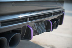 BMW M4 G82 G83 2021 2022 2023 2024 with Aftermarket Parts - V2 Style Rear Diffuser & Canards Pre-preg Carbon Fiber from BCTXE Tuning
