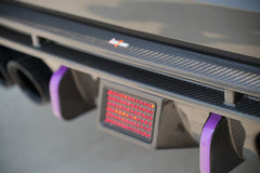 BMW M4 G82 G83 2021 2022 2023 2024 with Aftermarket Parts - V2 Style Rear Diffuser & Canards Pre-preg Carbon Fiber from BCTXE Tuning