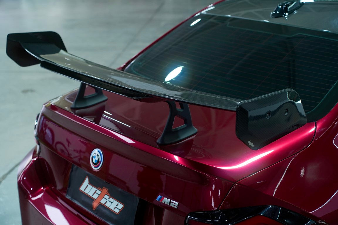 BMW M2/C G87 2023 2024 & 2 Series 230i M240i G42 2022-ON with Aftermarket Parts - Rear Wing Pre-preg Carbon Fiber from BCTXE Tuning