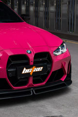 BMW M3 G80 G81 2021-ON & M4 G82 G83 2021-ON with Aftermarket Parts - V3 Style Pre-preg Carbon Fiber Front Lip from BCTXE Tuning